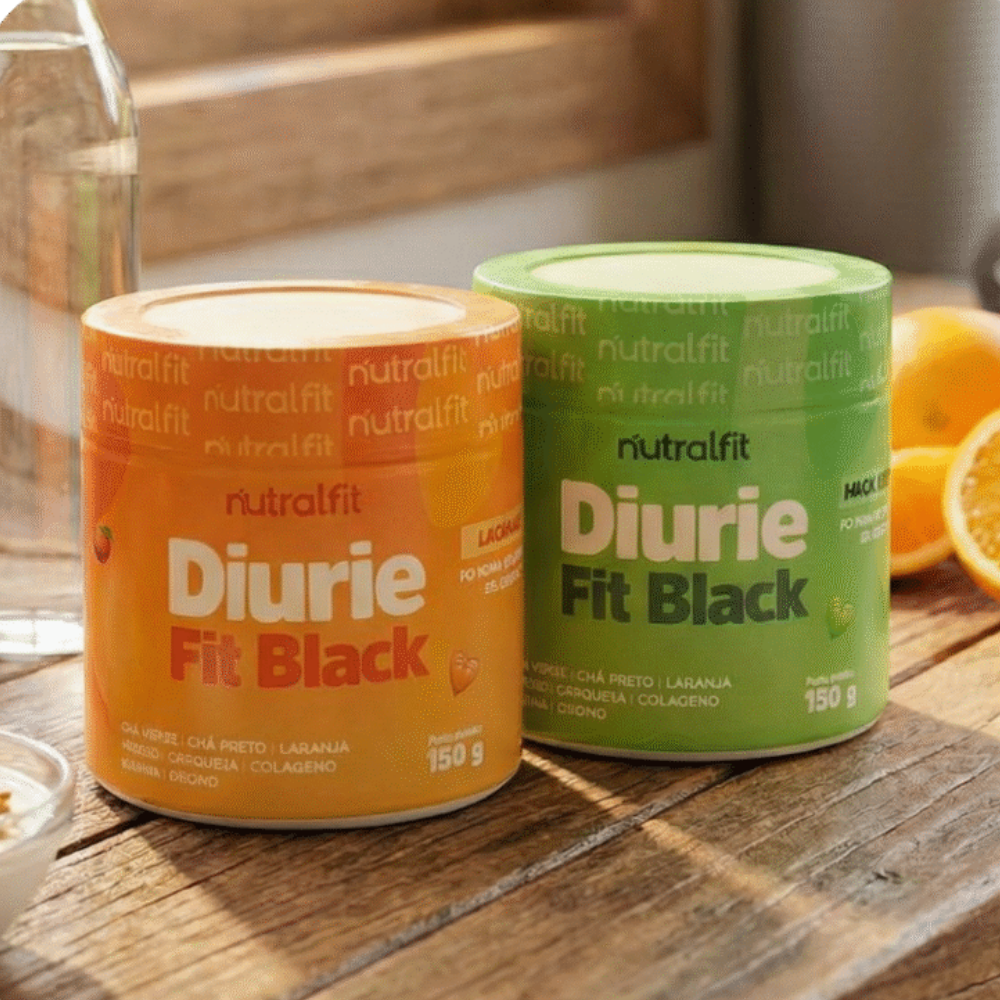 Diuriefit Black - cápsulas com ação diurética e detox