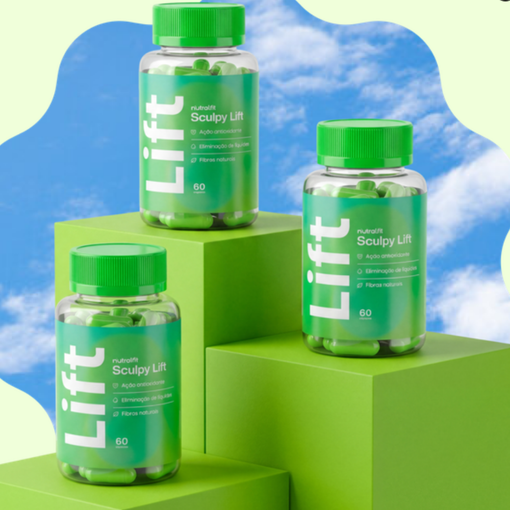 Lift Sculpy - cápsulas para remodelagem corporal e firmeza da pele
