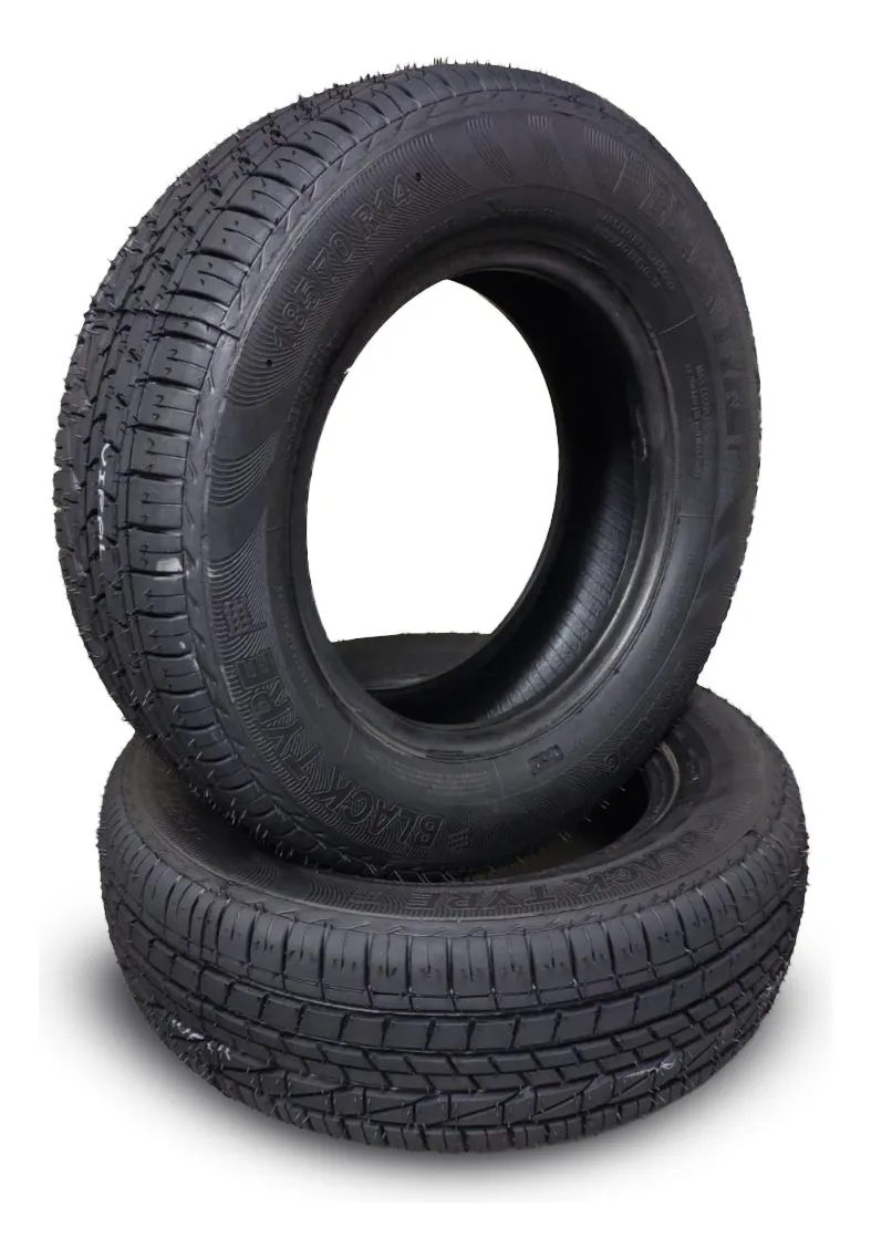 Melhores pneus aro 14 Kit 2 Pneus Black Tyre Remold 185/70 R14