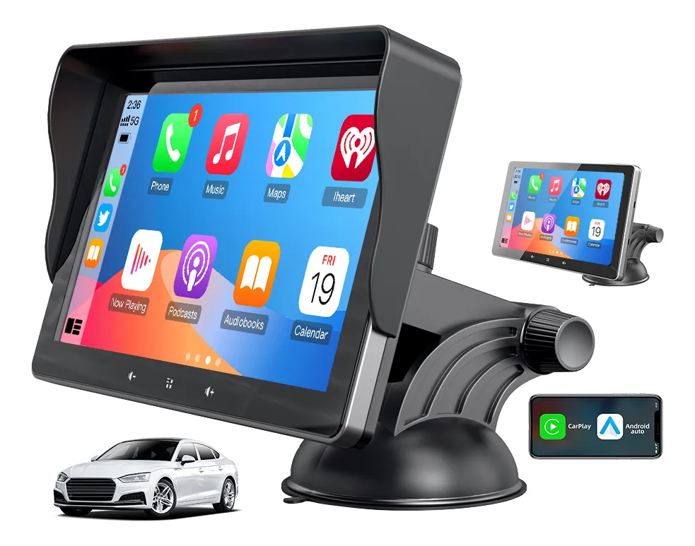 Melhor central multimídia universal portátil com carplay e android auto