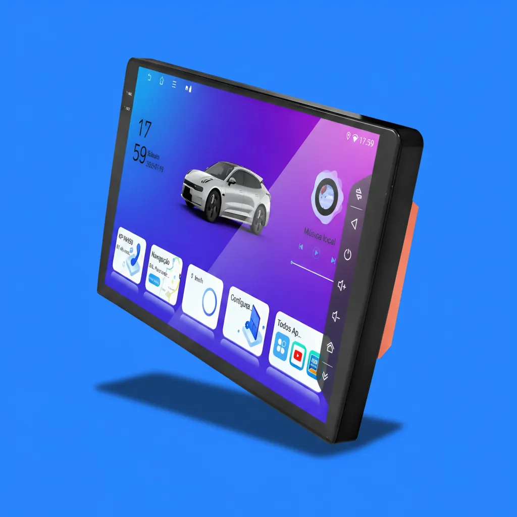 Melhor central multimídia universal tela QLED android 15