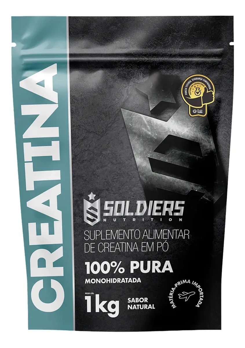 Melhor creatina 1kg soldiers nutrition pura monohidratada